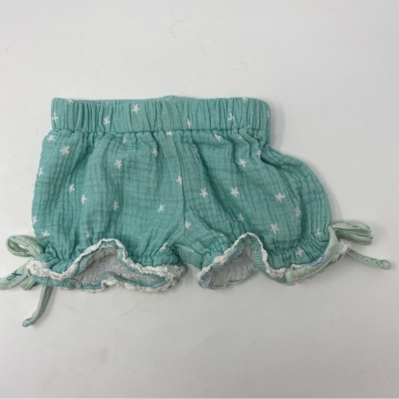 Sweet Honey and Wildflowers Shorties Mint green lavender pink ruffles 12 months - Picture 5 of 8